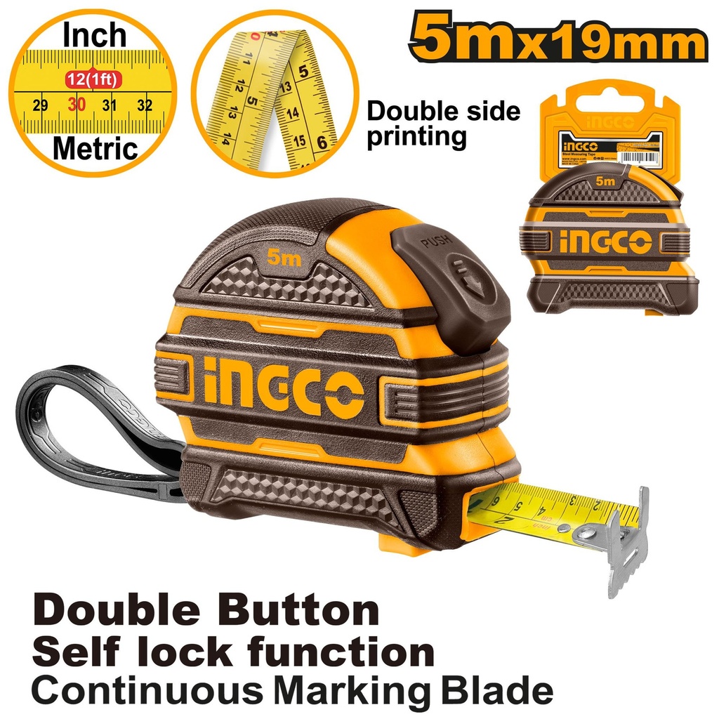 HSMT08519 STEEL MEASURING TAPE 5M