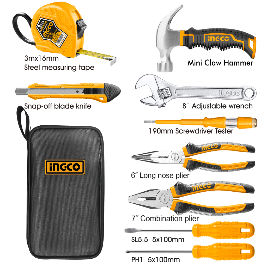 HKTH10809  9PCS  HANDTOOLS SET