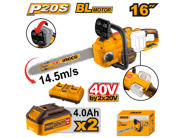 CGSLI401682 LITHIUM ION MINI CHAIN SAW