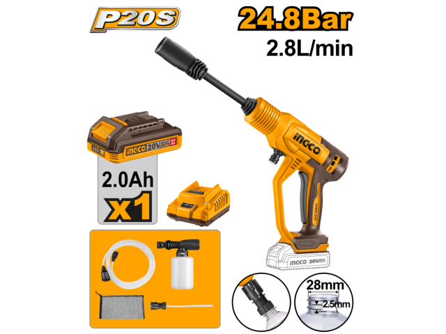 CPWLI2036TM LITHIUM-ION PRESSURE WASHER 20V