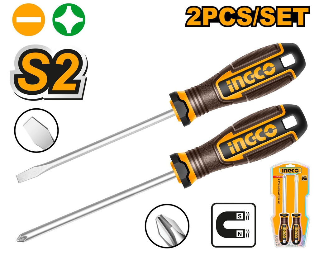HKSDS0228  2 Pcs screwdriver set