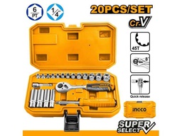 [HKTS14201] HKTS14201 20 PCS 1/4'' SOCKET SET