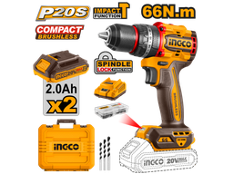 [CIDLI20668] CIDLI20668 20V LI-ION COMPACT BRUSHLESS CORDLESS IMPACT DRILL 66Nm