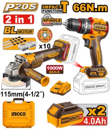 [CKLI20273] CKLI20273 20V LI-ION CORDLESS 2PCS COMBO KIT