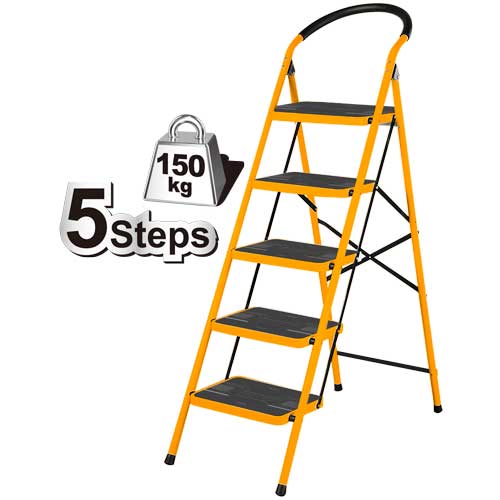 HLAD09051 STEEL LADDER 5 STEPS