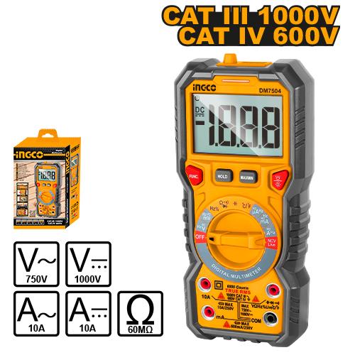 DM7504 AUTORANGE MULTIMETER 6000 COUNTS