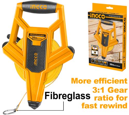 HFMT8250 FIBREGLASS MEASURING TAPE 50M