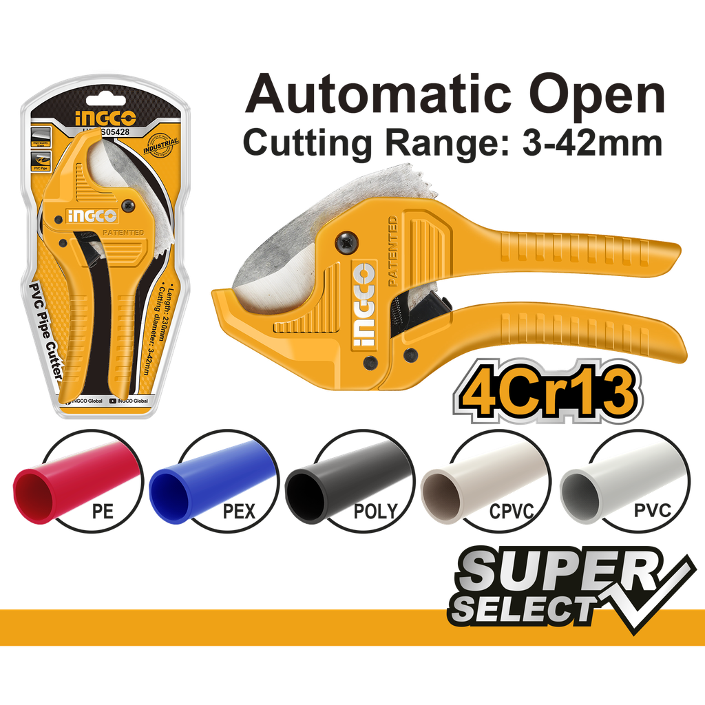 HPCS05428 PVC PIPE CUTTER 203MM