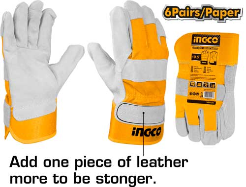 HGVC01 COW SPLIT LEATHER GLOVES