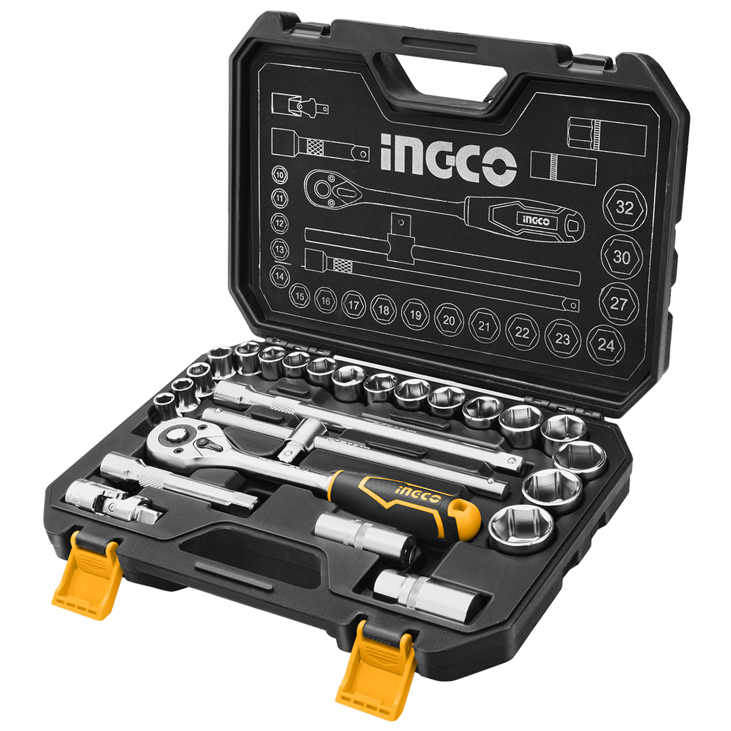 HKTS12251 25 PCS SOCKET SET 1/2"