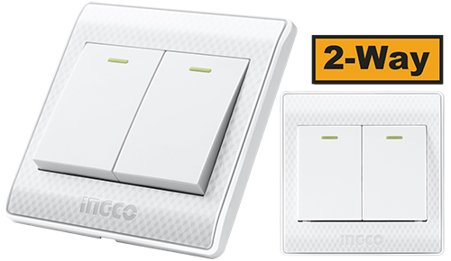 HESSH02103 SWITCH 2 GANG 2 WAY