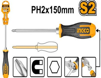 HGTS686150 SLOTTED GO-THROUGH SCREWDRIVER