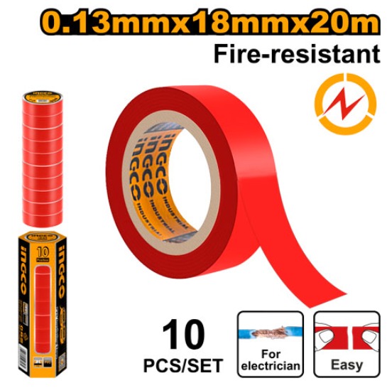 HPET1012 PVC INSULATING TAPE RED