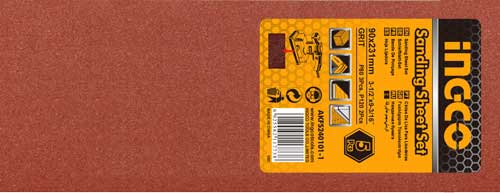 AKFS240101-P120 SANDING SHEET FOR ORBITAL SANDER