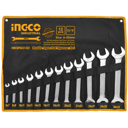 [HKSPA2142] HKSPA2142 12 PCS DOUBLE OPEN END SPANNER SET
