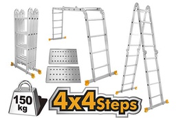 [HLAD04441] HLAD04441 MULTIPURPOSE ALUMINUM LADDER