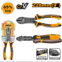 [HCDCP58230] HCDCP58230 COMPOUND ACTION DIAGONAL CUTTING PLIERS 9"