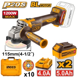 [CAGLI2211532] CAGLI2211532 LITHIUM-ION ANGLE GRINDER 20V