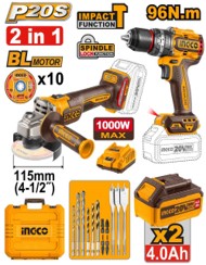 [COSLI241298] COSLI241298 20V LI-ION CORDLESS 2 PCS COMBO KIT